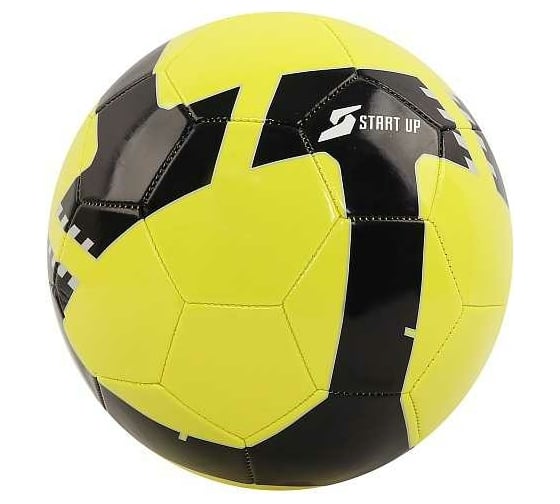 Изображение товара Футбольный мяч для отдыха Start Up E5120 лайм/чёрный, р5 4690222157734