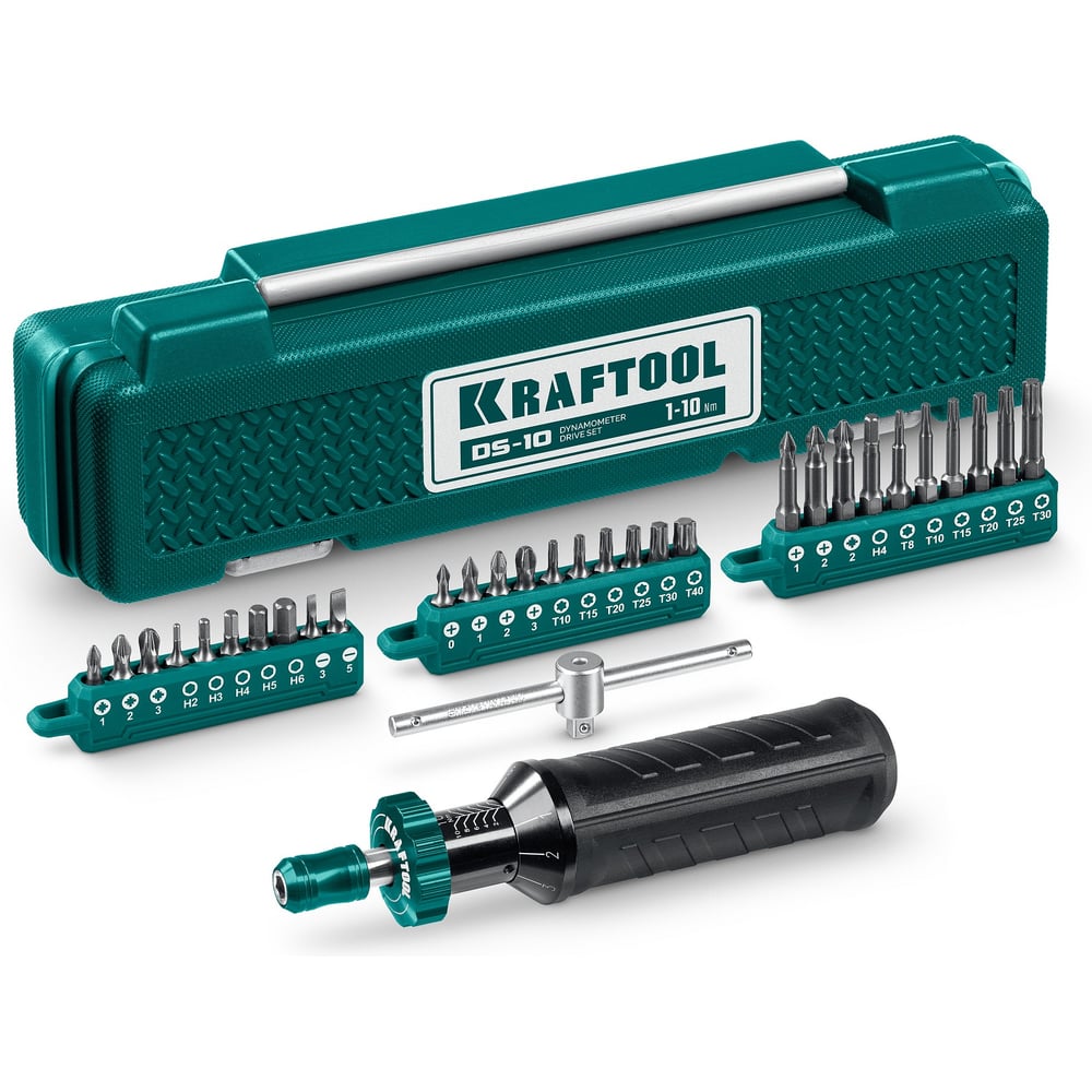 Изображение товара Динамометрическая отвертка KRAFTOOL 64037 профессиональный инструмент для точных работ