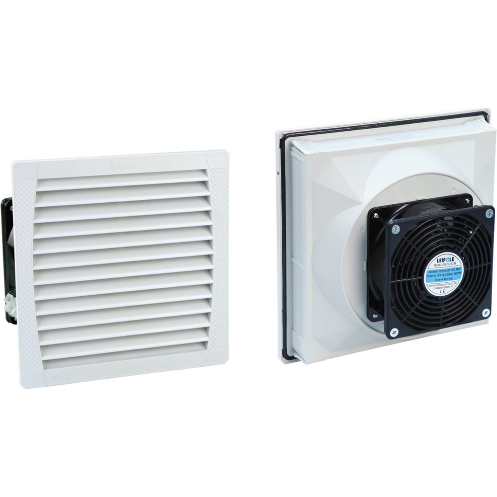 Изображение товара Фильтрующий вентилятор Leipole 120S-230 250X250 с противопылевым фильтром мощностью 20 Вт