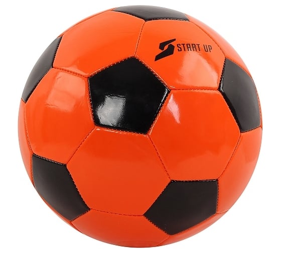 Изображение товара Футбольный мяч  Start Up для отдыха E5122 оранжевый/чёрный р5 4690222157796