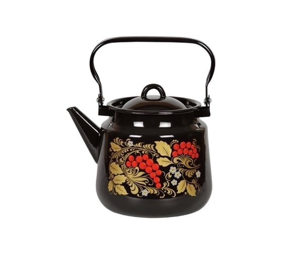 Изображение товара Чайник СТАЛЬЭМАЛЬ 3.5 л, рябина ХП9019