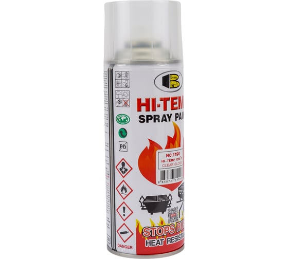 Изображение товара Жаростойкий лак Bosny (глянцевый; 600 градусов) 1190