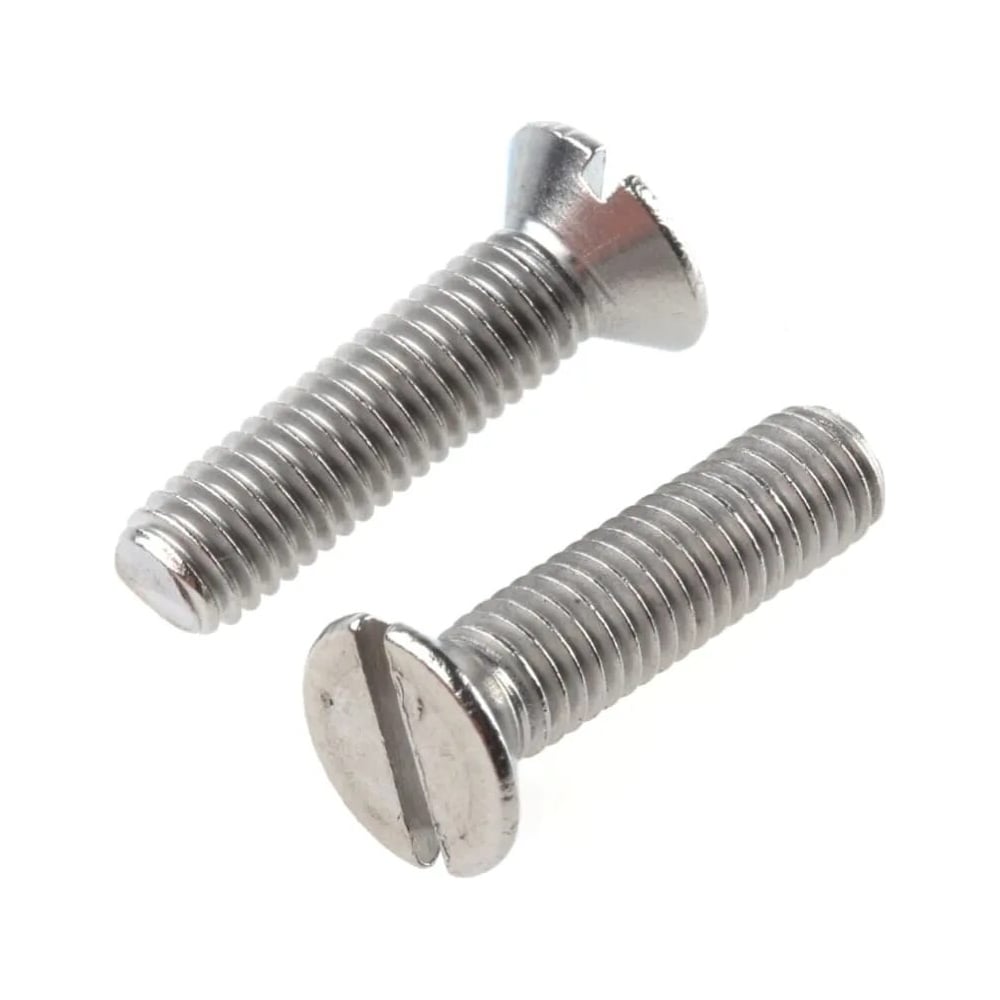 Изображение товара Винт ОПМ DIN 963 М3х20 латунный в упаковке 500 шт надежный крепеж