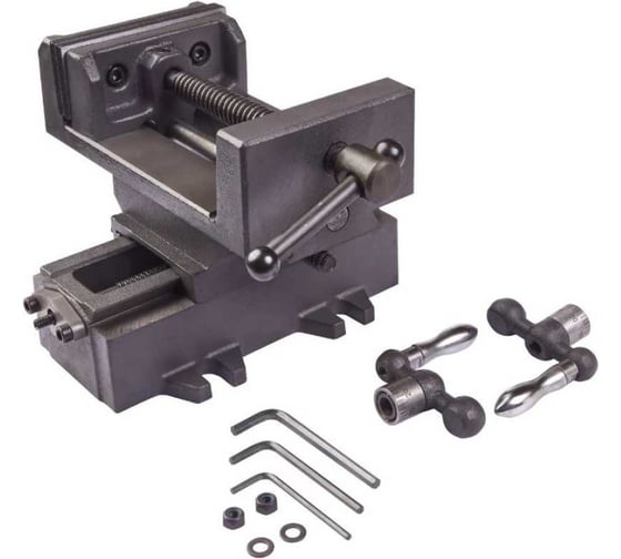 Изображение товара Станочные тиски ZITOM 100мм 2 суппорта поворотные Q97100 mv18100