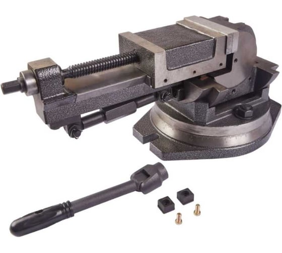 Изображение товара Станочные тиски ZITOM 100мм глобусные 3-х осевые поворотные QW100 mv16100