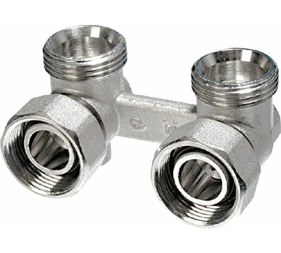 Изображение товара Угловой узел с шаровыми кранами Comisa конусный, двухтрубный 3/4 8821025