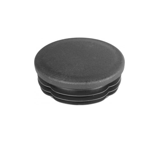 Изображение товара Заглушка круглая для трубы Миниворкс Ø75, стенка 3.0-5.0 мм, серия ILT, цвет черный –  (2 шт.) ILT75+3