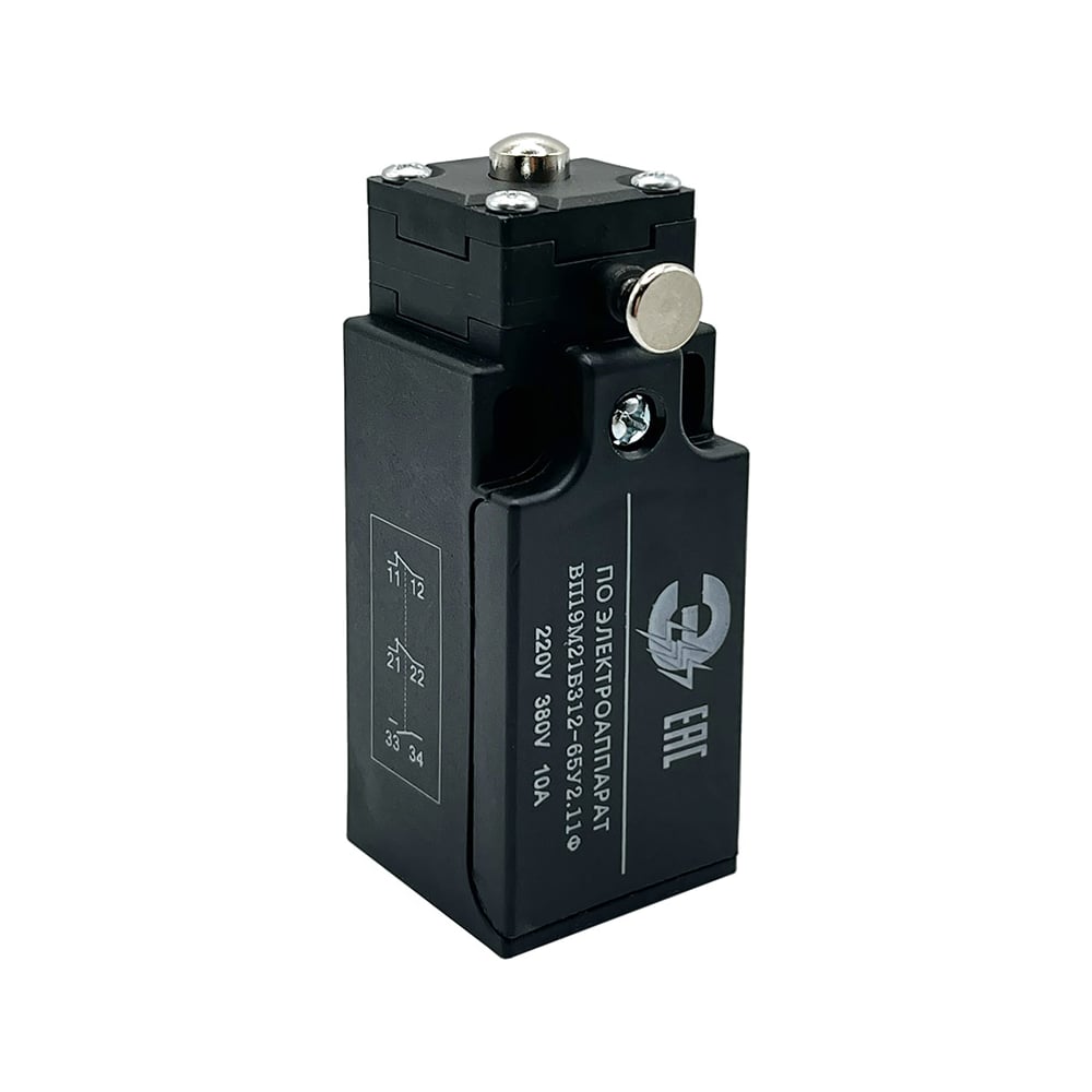 Изображение товара Выключатель путевой концевой МЭЗ ВП19М21Б312-65У2.14Ф для автоматических систем