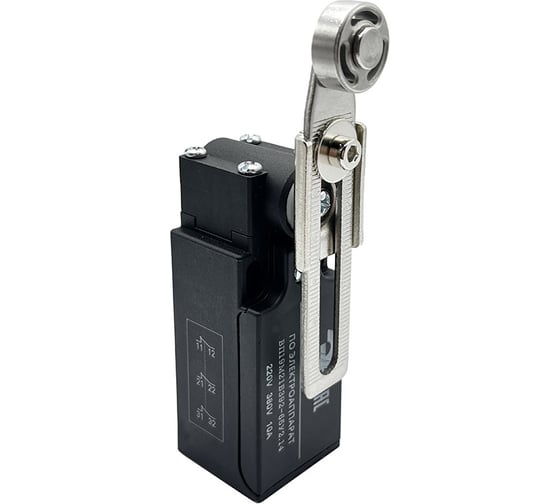 Изображение товара Выключатель путевой концевой МЭЗ ВП19М21Б392-65У2.14 поворотный регулируемый рычаг с роликом, 3НЗ, прямое действие ЕА1939214