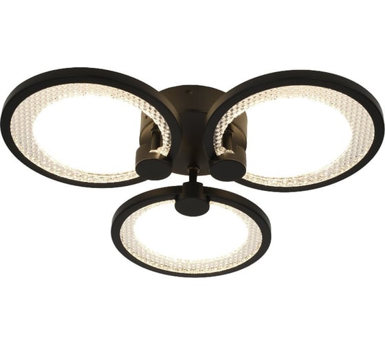 Изображение товара Светильник потолочный светодиодный ЭРА Модерн Odry CLL-1-46-RC BK с ДУ 46W 3000-6500К черный Б0069750