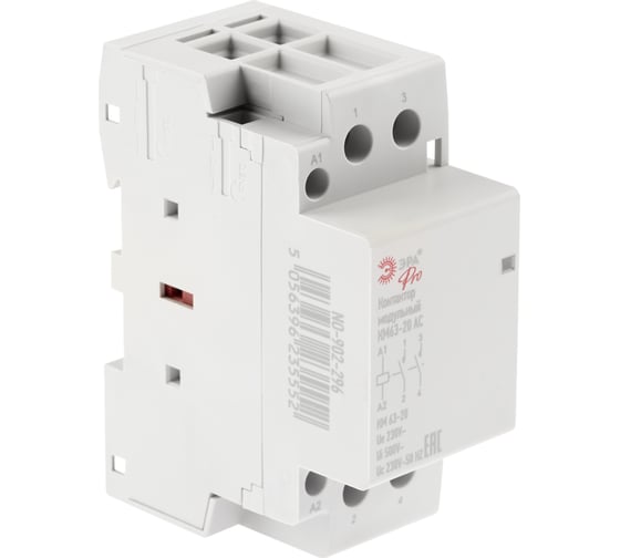 Изображение товара Модульный контактор ЭРА PRO NO902296 КМ6320 AC Б0049161