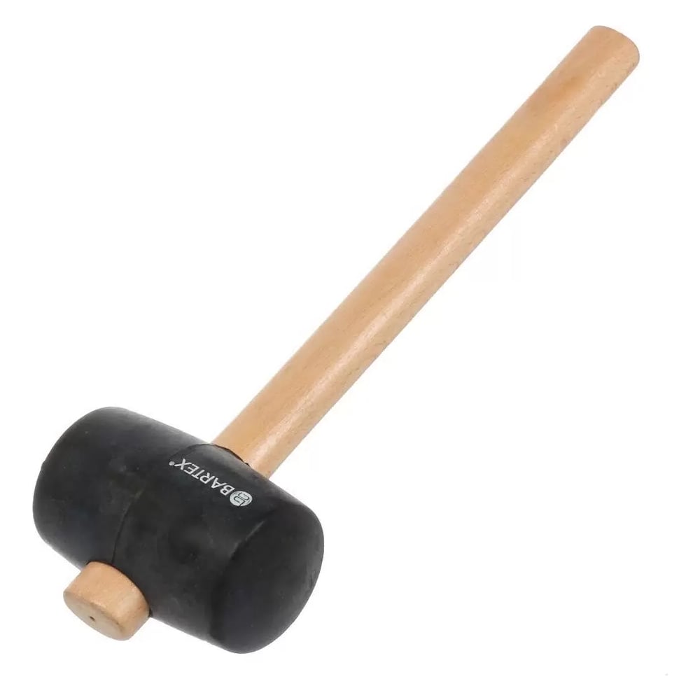 Изображение товара Киянка BARTEX 680 г из резины и дерева бытовой инструмент