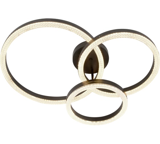 Изображение товара Светильник потолочный светодиодный ЭРА Модерн Bloom CLL-1-110W 3K-6K RC BK с ДУ черный Б0069754