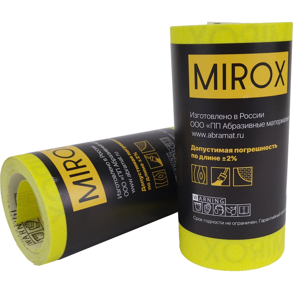 Изображение товара Рулон шлифовальный MIROX SE 115мм x 5м Р240 для дерева и металла