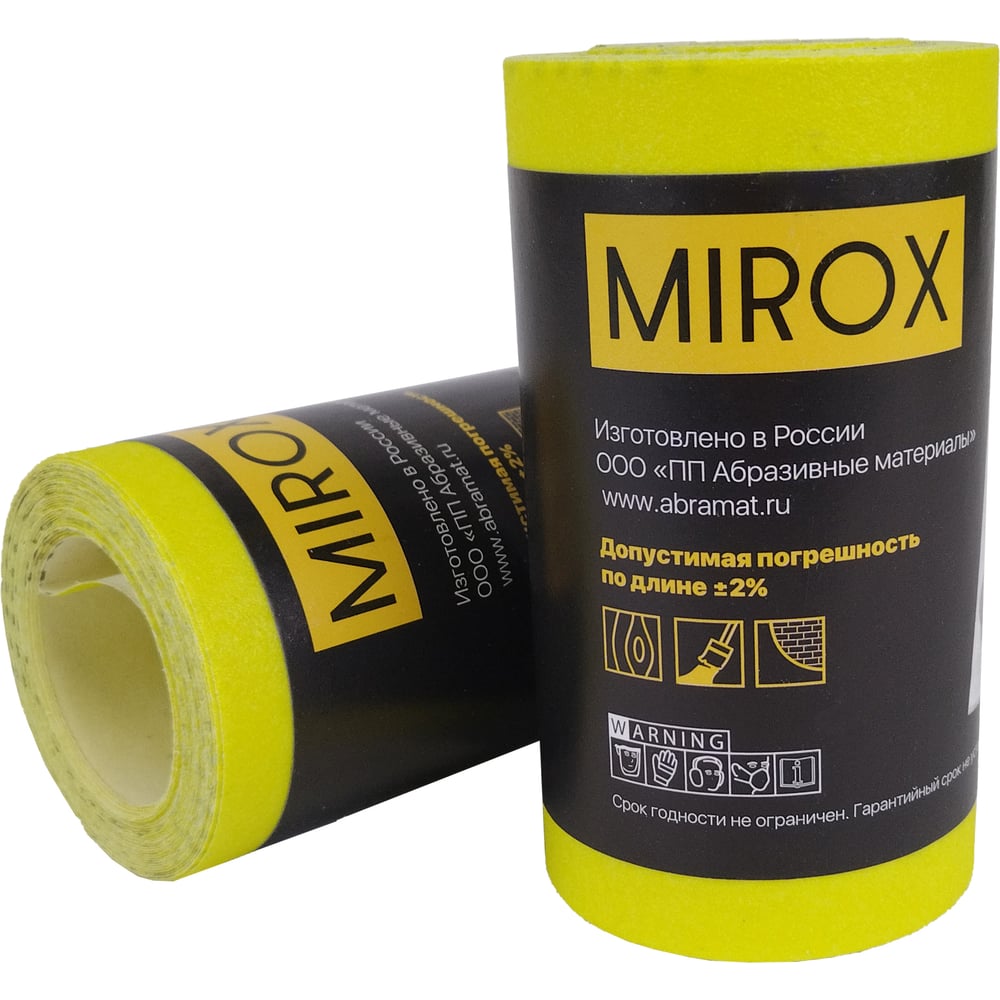 Изображение товара Рулон шлифовальный на бумажной основе MIROX SE 115мм x 5м Р120