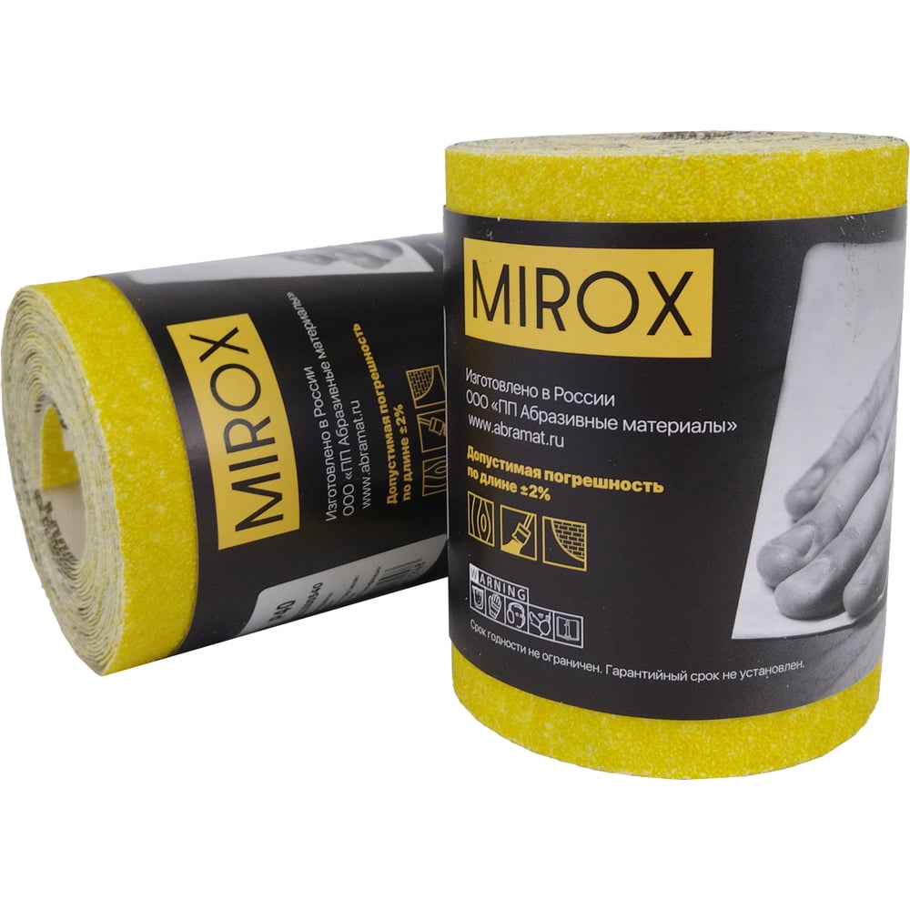 Изображение товара Шлифовальный рулон MIROX SE 115мм 5м Р40, упаковка 2 шт