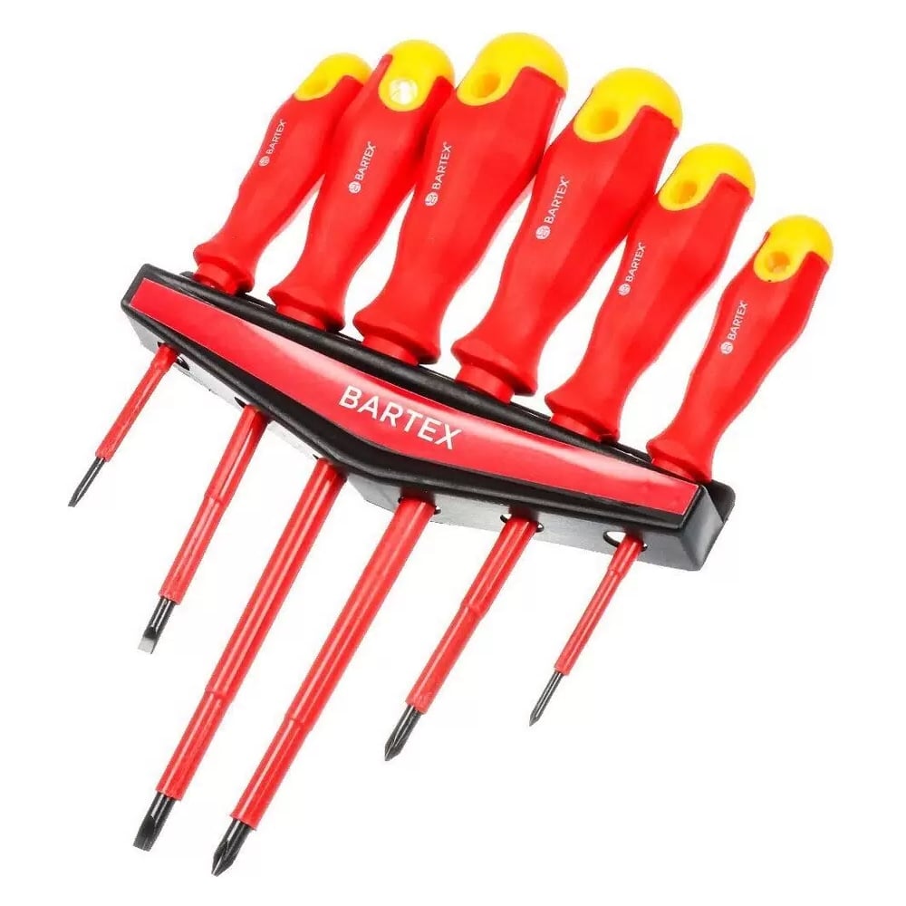 Изображение товара Набор отверток BARTEX 6 пр, , SL PH, CrV сталь, блистер 455727