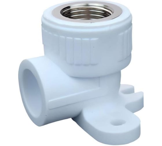 Изображение товара Уголок комбинированный установочный полипропиленовый ViEiR 3 шт Ф20х1/2 внутренняя резьба для систем отопления и водоснабжения VER203LFC