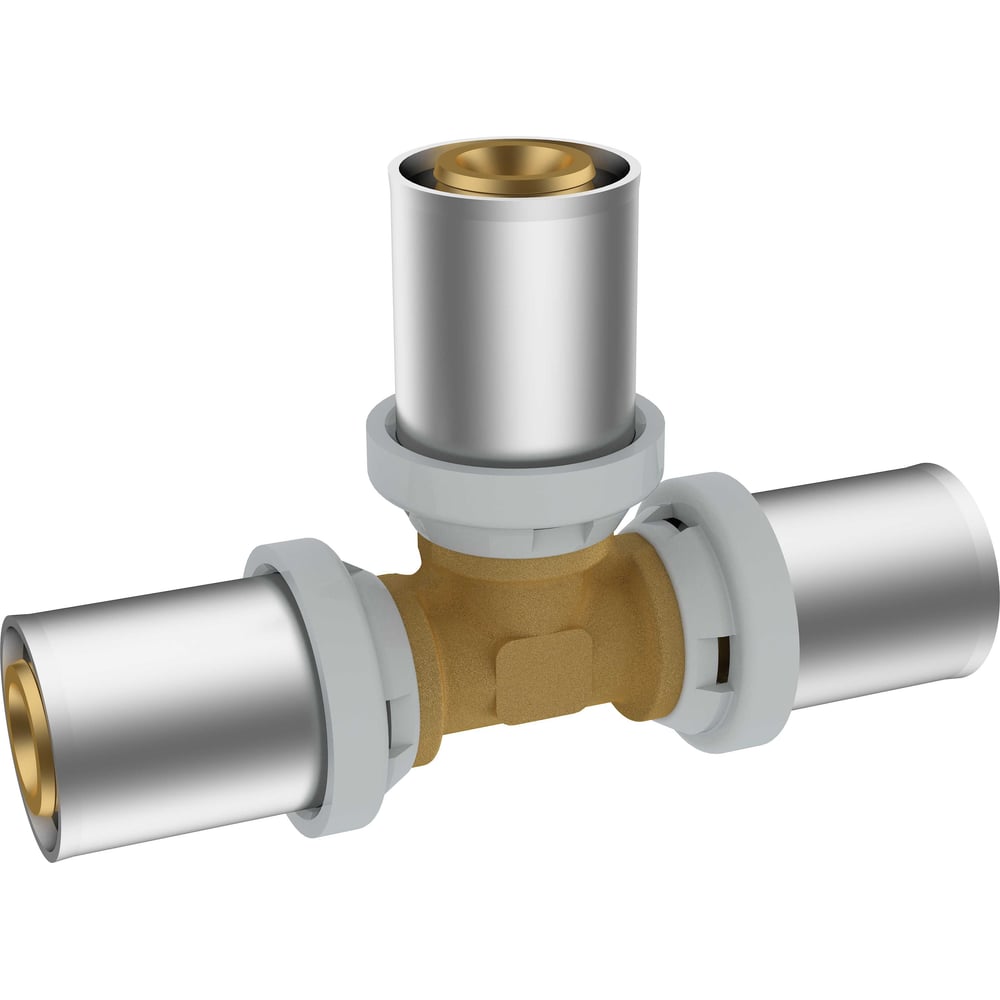 Изображение товара Тройник редукционный RIIFO Omni латунь 50-26-50 для систем водоснабжения