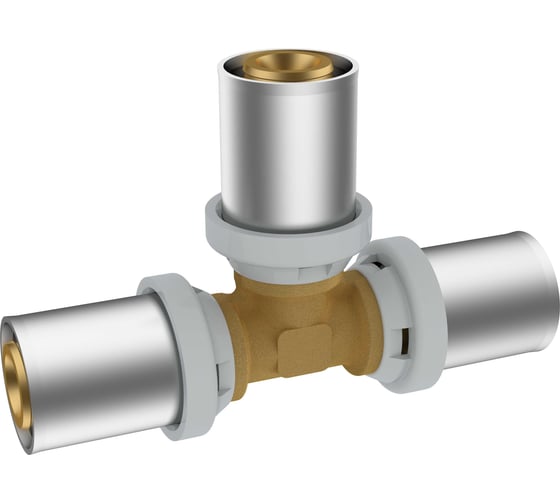 Изображение товара Тройник редукционный RIIFO Omni пресс латунь 26-32-26 (5шт) 1100047054