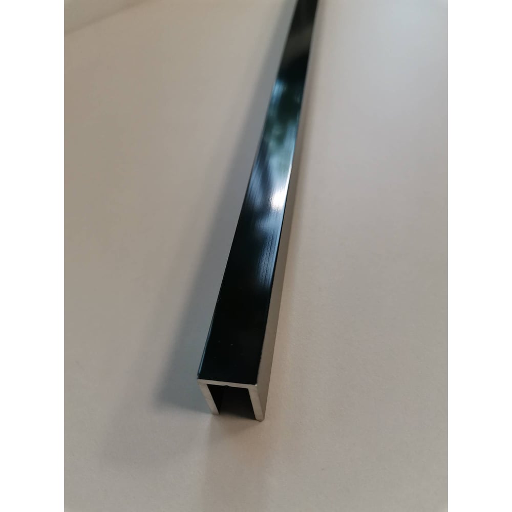 Изображение товара Профиль для душевых перегородок Диал под стекло 8 мм черный 3000 мм