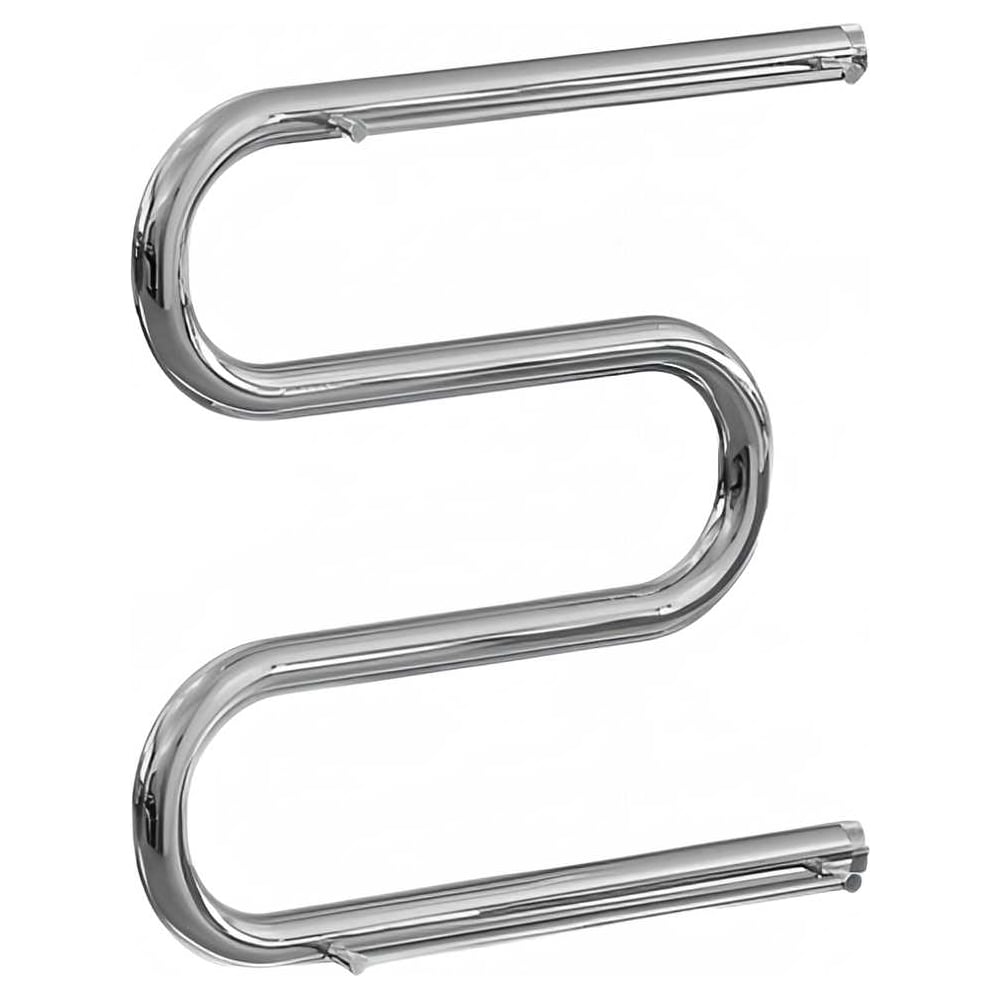 Изображение товара Полотенцесушитель Сварком 500х600 М-образный с полочкой хром водяной нержавеющая сталь