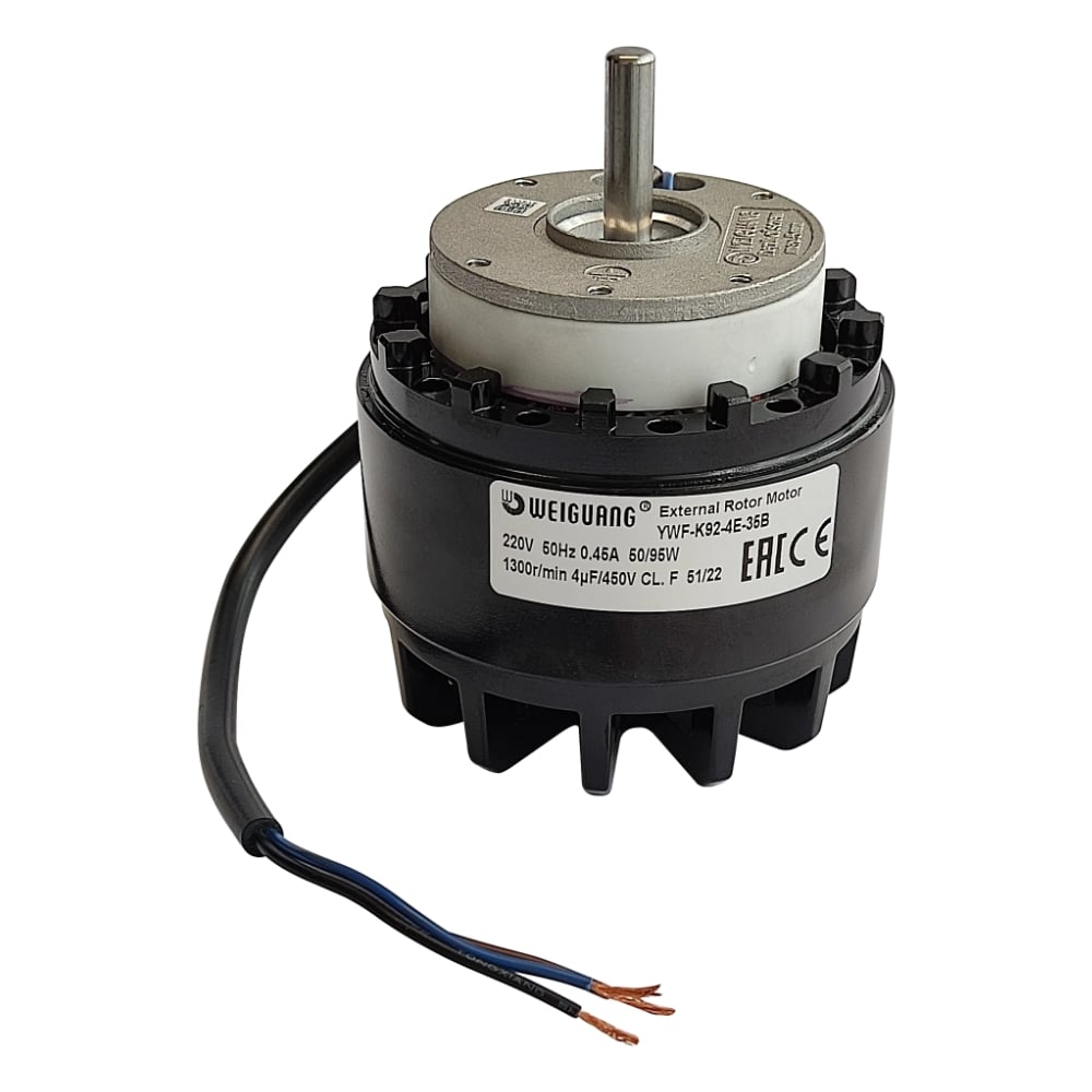 Изображение товара Электродвигатель внешнероторный KRAFTAIR YWF-K92-4E-35B 0.050 кВт 1350 об/мин