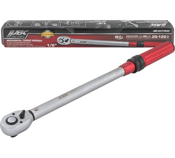 Изображение товара Ключ динамометрический щелчкового типа JBC с быстрой фиксацией 20-120Нм, 1/2 -6474525(63779) JBC-6474525(63779)