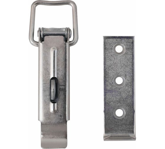 Изображение товара Замок для ящика VORMANN с ушком, с прямой ответной частью 110х37 мм, оцинкованный 01209105/8025