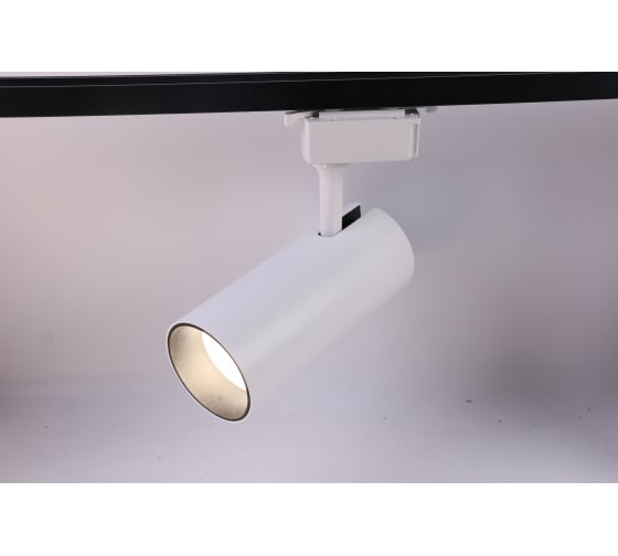 Изображение товара Трековый однофазный светильник ЭРА TR530 COB WH 30 ватт 4000К 2100Лм белый Б0049054