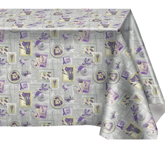 Изображение товара Столовая клеенка КОЛОРИТ Мажор с увеличенным наложением на нетканой основе ПР689 579/15