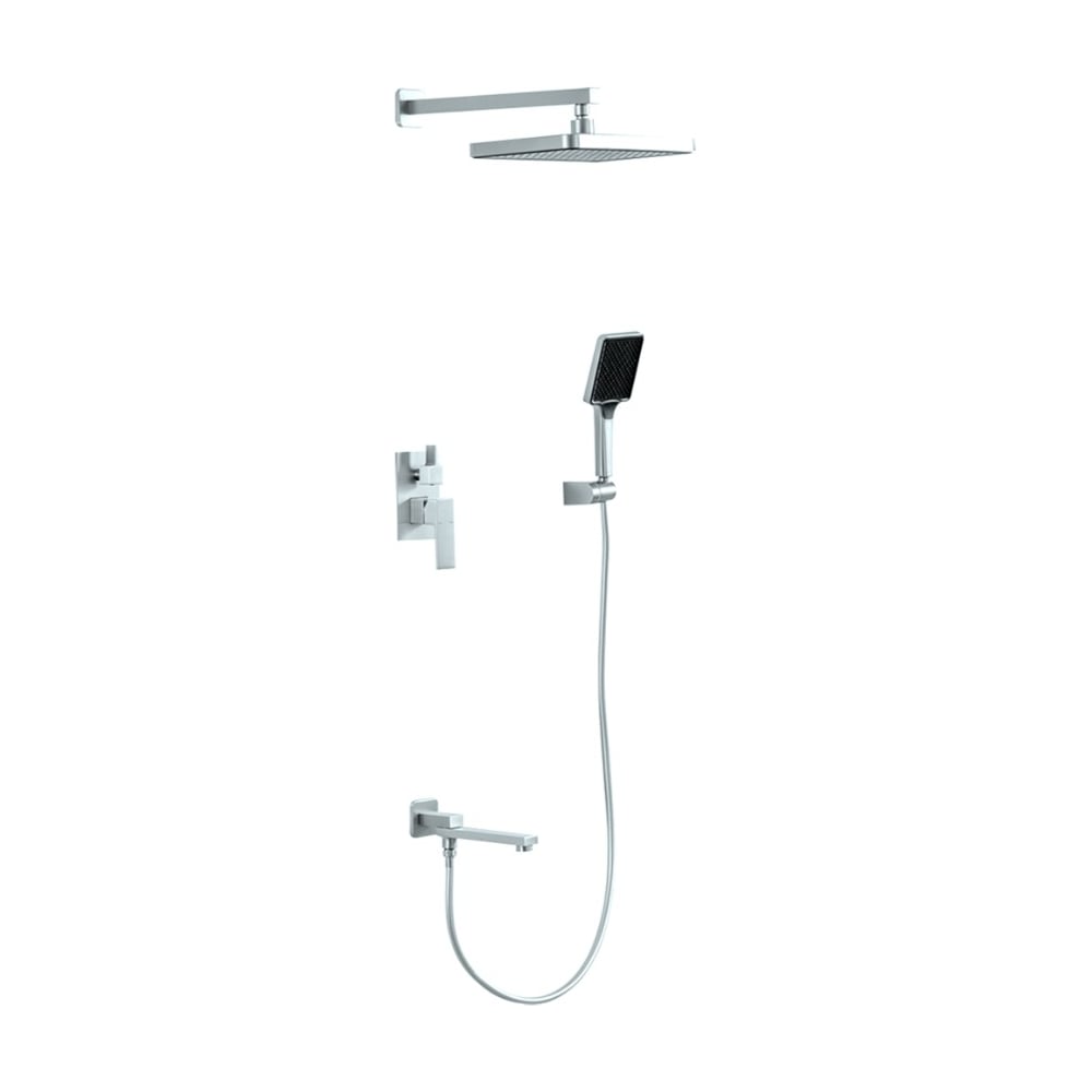 Изображение товара Душевая система FRAP F7191 с верхним душем и поворотным изливом для ванной