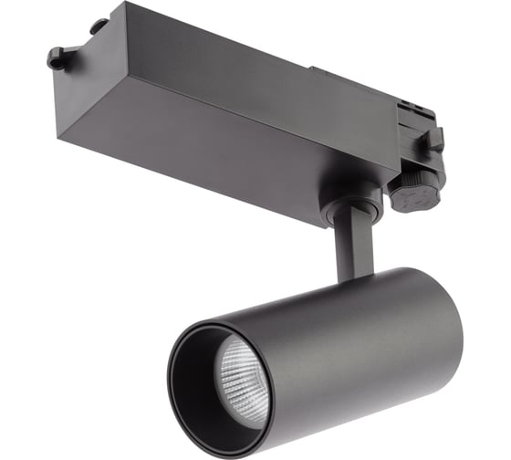 Изображение товара Трековый трехфазный светильник ЭРА SТR303630KB20 узкий луч 3000K черный Б0049778