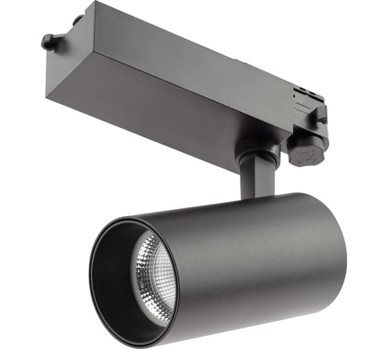 Изображение товара Трековый трехфазный светильник ЭРА SТR303640KB30 узкий луч 4000K черный Б0049766