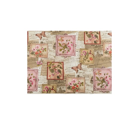 Изображение товара Столовая клеенка КОЛОРИТ Мажор с увеличенным наложением на нетканой основе 1.35x20 м ХБ10942