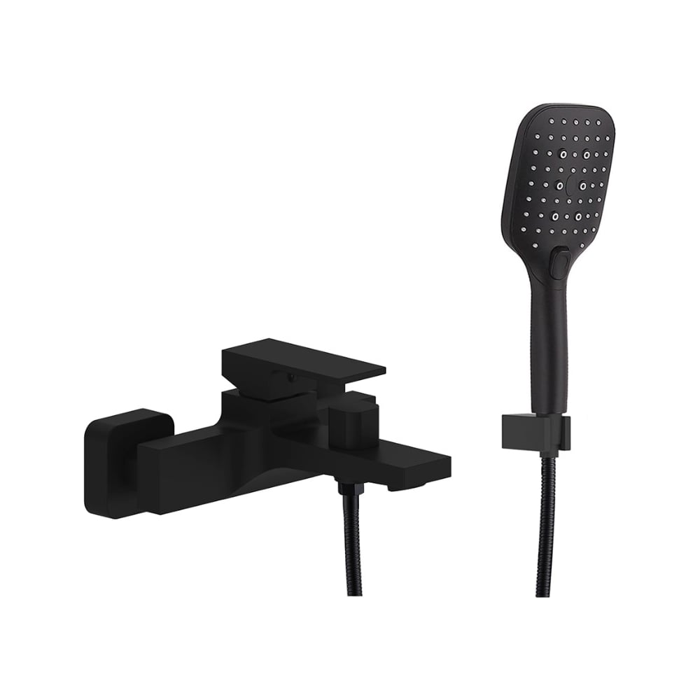 Изображение товара Современный черный однорычажный смеситель для ванны ViEiR V393535-C