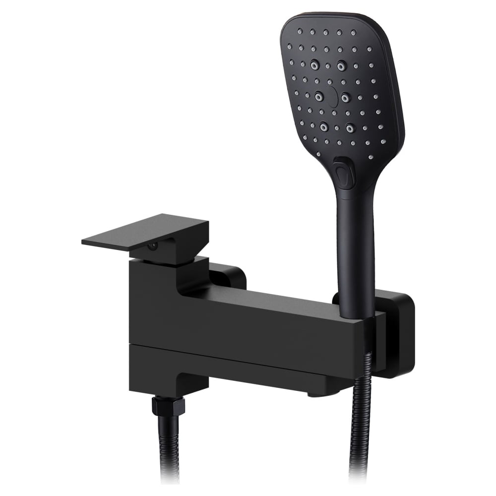 Изображение товара Смеситель для ванны однорычажный ViEiR черный короткий излив V393531-С