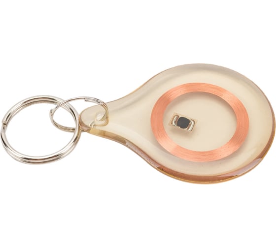 Изображение товара Электронный ключ-брелок REXANT прозрачный 125 kHz формат Em-Marin 46-0229-1