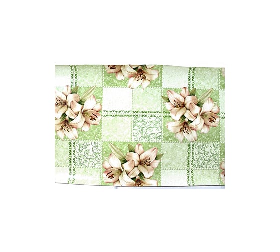 Изображение товара Столовая клеенка КОЛОРИТ Мажор с увеличенным наложением на нетканой основе 1.35x20 м ХБ13300