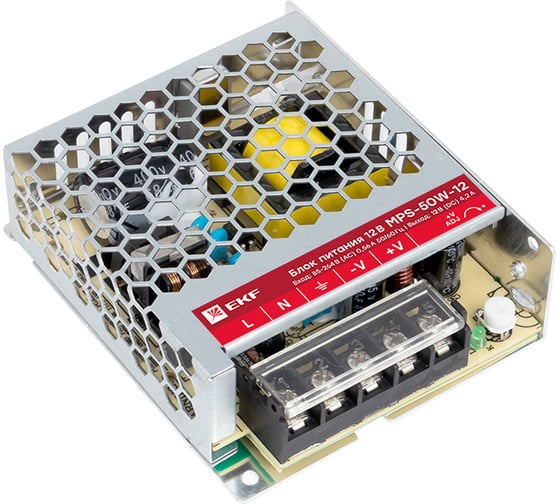 Изображение товара Блок питания EKF 12В MPS-50W-12 Proxima mps-50w-12