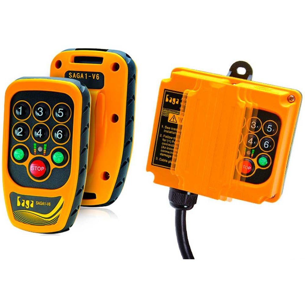 Изображение товара Комплект радиоуправления SAGA1 V6Plus 6-кнопочный профессиональный