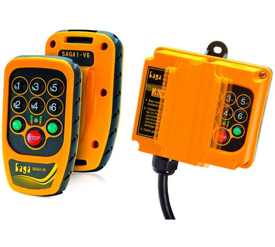 Изображение товара Комплект радиоуправления SAGA1 V6Plus (6 Кнопок управления с 2 Кнопками старт + СТОП) R1001014