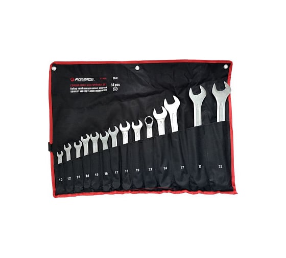 Изображение товара Набор комбинированных ключей Forsage 6гр., 14пр. , на полотне 28620 F-5146H