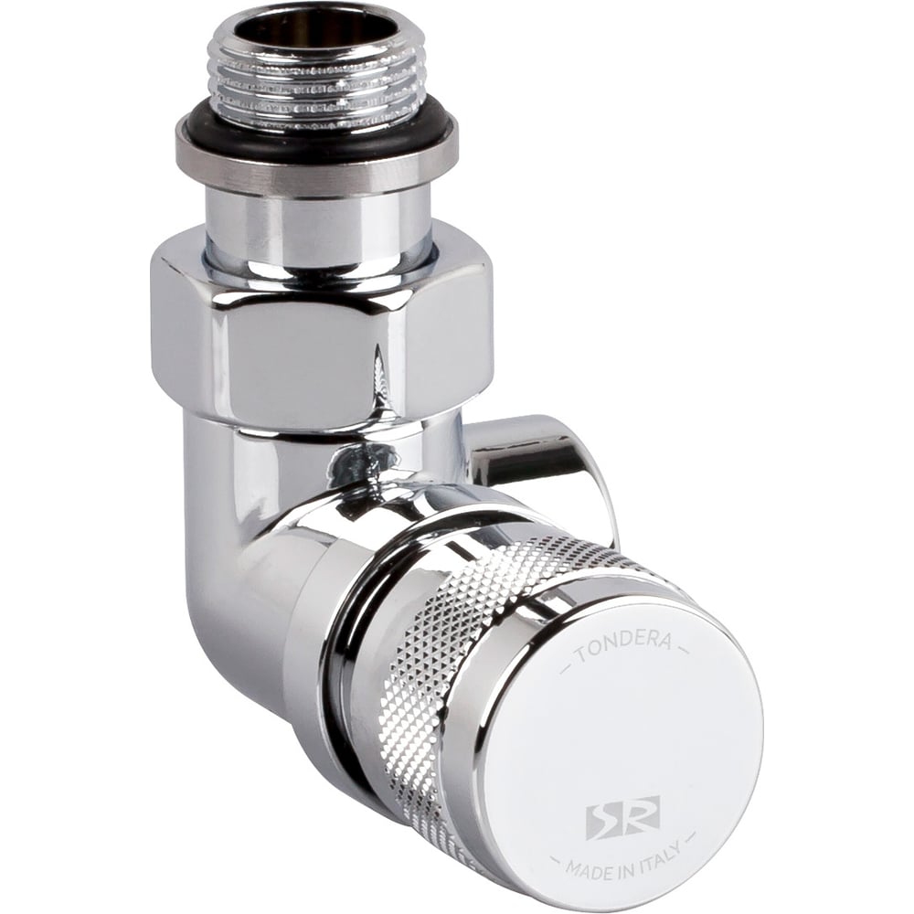 Изображение товара Вентиль на подачу вертикальный SR Rubinetterie Tondera 1/2, ручной регулировки, левый, хром 0617-1500C000