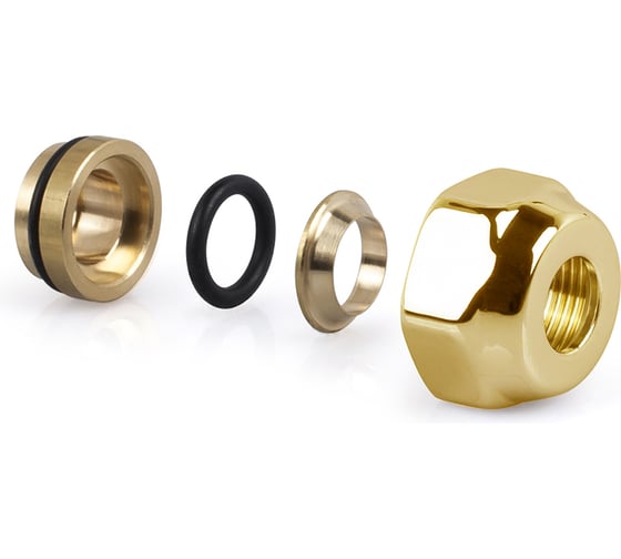 Изображение товара Фитинг для медной трубы SR Rubinetterie герметичный O-Ring, цвет золото 0481-1900D0E0