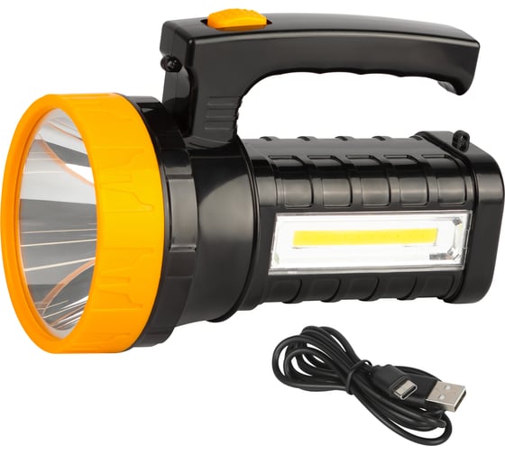 Изображение товара Светодиодный фонарь Трофи PA-505 прожекторный аккумуляторный со встроенным светильником Б0069801