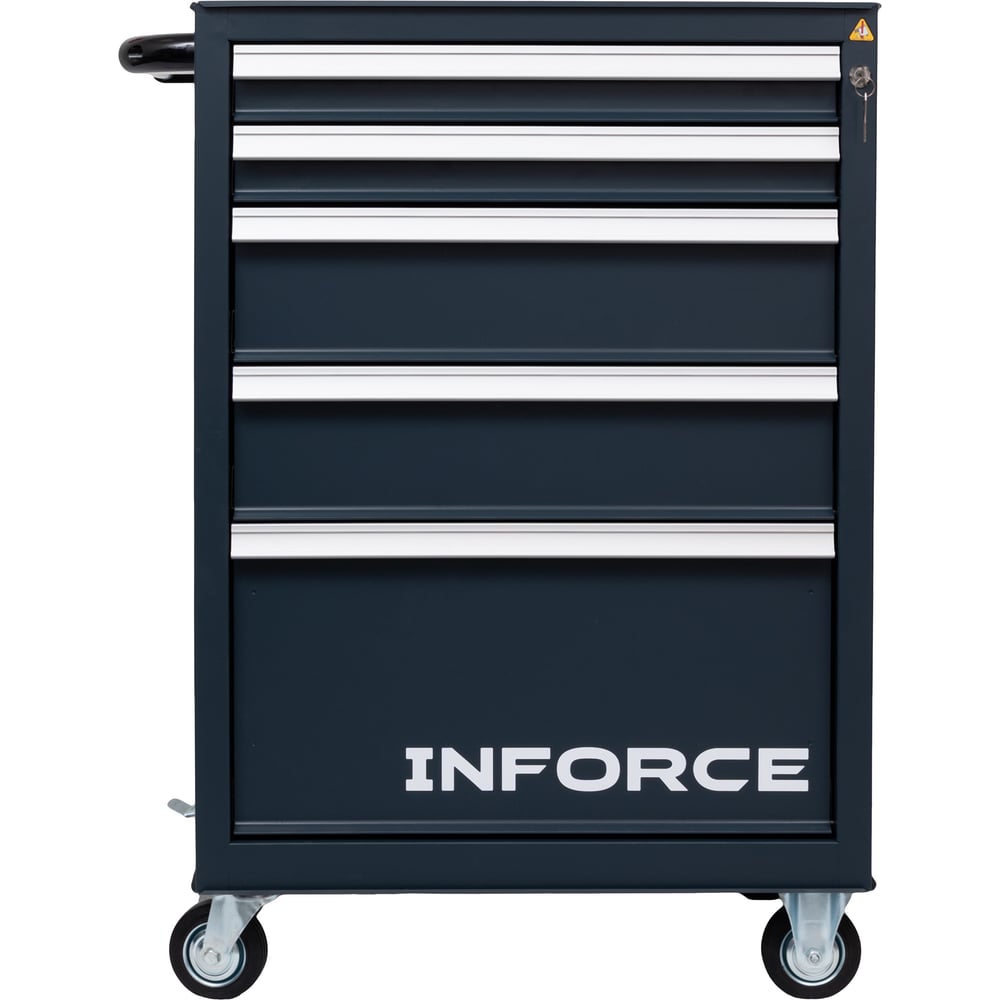 Изображение товара Инструментальная тележка Inforce с 5 ящиками, размеры 755х465х935 мм
