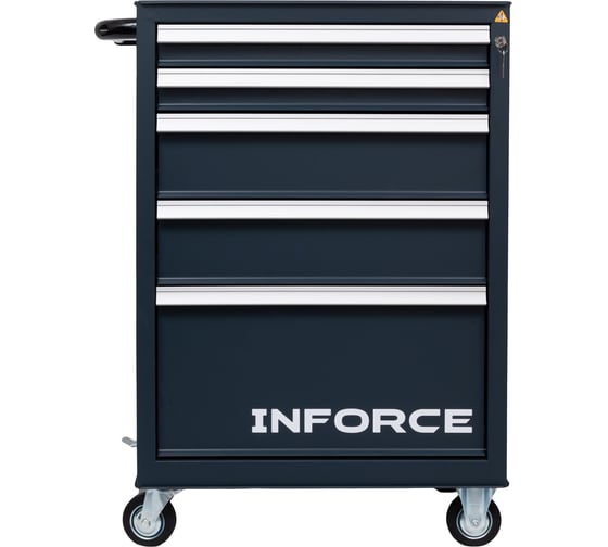 Изображение товара Инструментальная тележка Inforce 5 ящиков 755х465х935 06-01-21