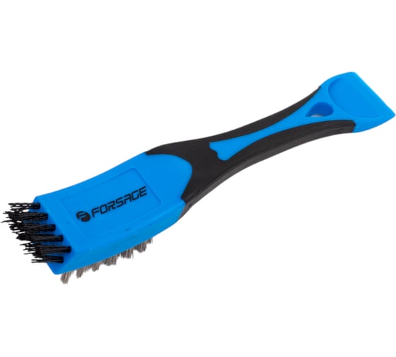 Изображение товара Щетка по металлу Forsage ручная в пластиковом корпусе с прорезиненной рукояткой 3в1 17435 F-340129825