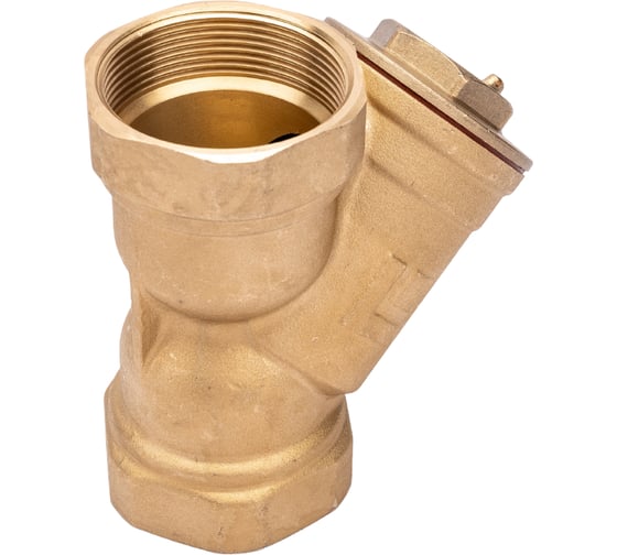 Изображение товара Сетчатый фильтр STI латунный Y-образный Ду50 Ру16 муфтовый уплотнение паронит D260-00678 ТТ000009628